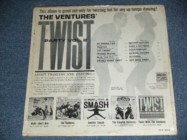 画像: THE VENTURES - TWIST PARTY VOL.2  ( LIGHT BLUE  Label : Matrix Number BLP 2014-1-1A 1- / BLP 2014-2-1C 1- : Ex+,Ex+++/Ex+++ ) / 1962 US ORIGINAL RELEASE VERSION MONO Used  LP 