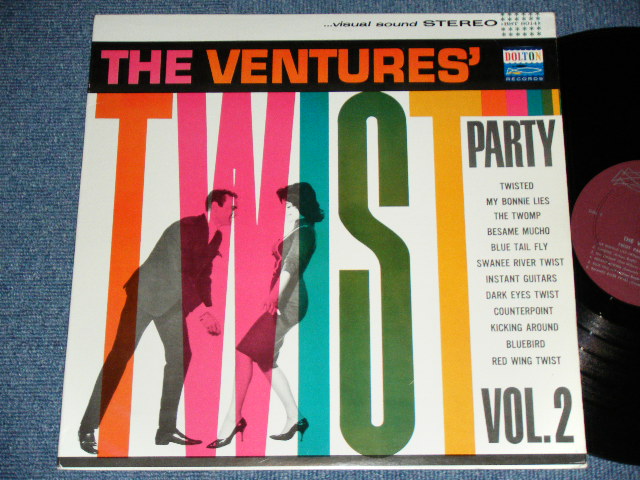 画像1: THE VENTURES - TWIST PARTY VOL.2  ( MAROON  Label : Ex+++/Ex++ ) / 1962 CANADA ORIGINAL RELEASE VERSION STEREO  Used  LP 
