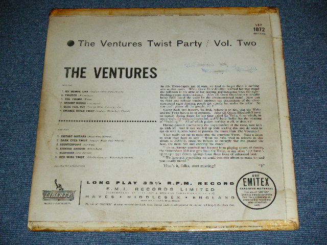 画像: THE VENTURES - TWIST PARTY VOL.2 ( VG++/Ex-)  / 1962 UK ENGLAND ORIGINAL MONO Used LP 