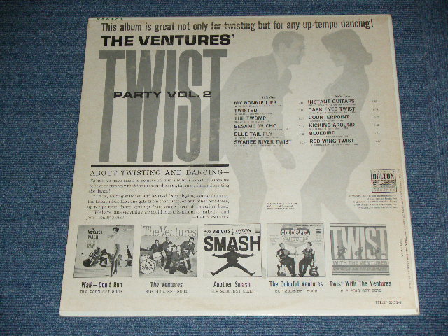 画像: THE VENTURES - TWIST PARTY VOL.2  ( LIGHT BLUE  Label : Matrix Number BLP 2014-1E (SIDE-1) /  BLP 2014-1D (SIDE-2) :  Ex++/Ex+++ ) / 1962 US ORIGINAL RELEASE VERSION MONO Used  LP 