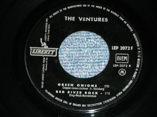 画像: THE VENTURES - TELSTAR  ( Ex++,Ex/Ex+ )  / 1960's  FRANCE FRENCH  Original Used 7" EP With PICTURE SLEEVE 
