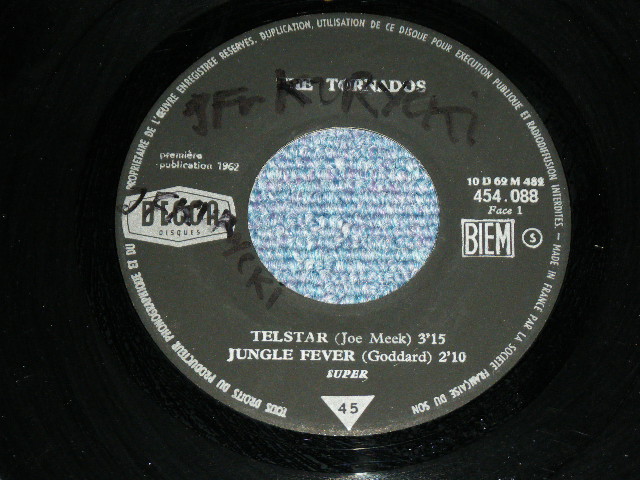 画像: THE TORNADOS - TELSTAR   / 1962 FRANCE FRENCH  Original Used 7" EP With PICTURE SLEEVE 