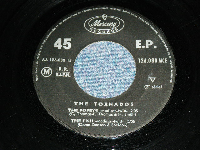 画像: THE TORNADOS - THE POPEYE  (EP : Ex+,Ex-/Ex ) / Early 1960's FRANCE FRENCH  Original Used 7" EP With PICTURE SLEEVE 