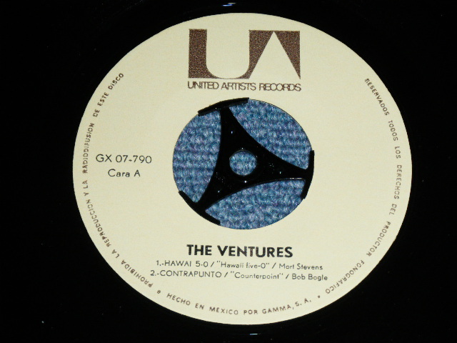 画像: THE VENTURES  - HAWAII FIVE-O  / 1970's MEXICO ORIGINAL Used EP+Picture Sleeve