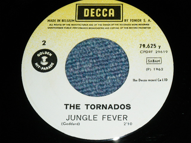 画像: THE TORNADOS - TELSTAR ( Ex/Ex+++   ) /   BELGIUM   Used 7" Single  With PICTURE SLEEVE 