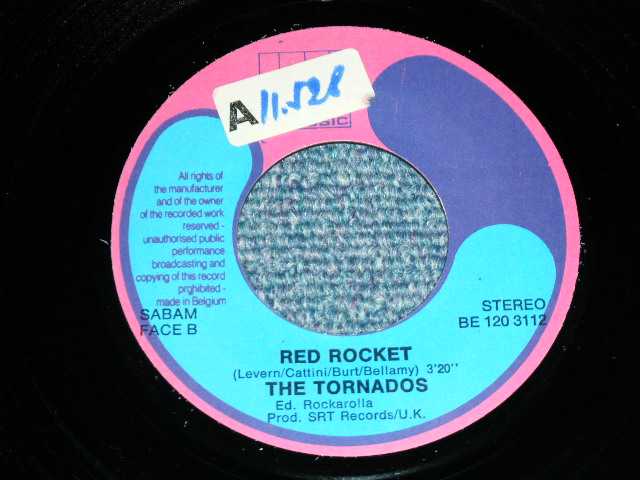 画像: THE TORNADOS - TELSTAR ( Ex-,Ex+/Ex+++,Ex  ) / Early 1970's BELGIUM   Original Used 7" Single  With PICTURE SLEEVE 