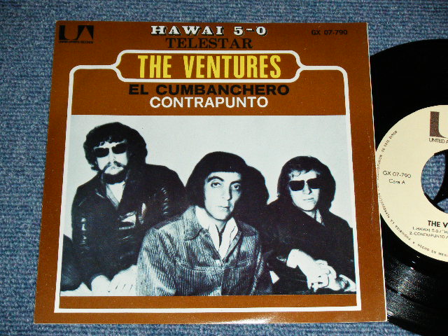 画像1: THE VENTURES  - HAWAII FIVE-O  / 1970's MEXICO ORIGINAL Used EP+Picture Sleeve