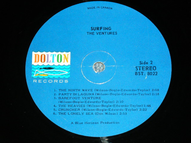 画像: THE VENTURES - SURFING / 196 CANADA ORIGINAL STEREO Used  LP 