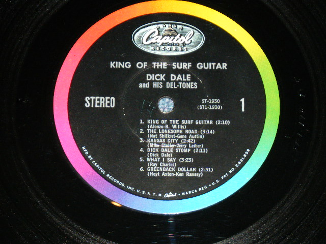 画像: DICK DALE & HIS DEL-TONES - KING OF THE SURF GUITAR ( Ex+/Ex+++ )  / 1963 US AMERICA ORIGINAL STEREO Used LP 