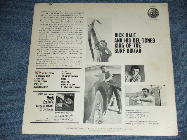 画像: DICK DALE & HIS DEL-TONES - KING OF THE SURF GUITAR ( Ex+/Ex+++ )  / 1963 US AMERICA ORIGINAL STEREO Used LP 