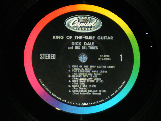画像: DICK DALE & HIS DEL-TONES - KING OF THE SURF GUITAR ( Ex++/Ex+++ )  / 1963 US AMERICA ORIGINAL STEREO Used LP 