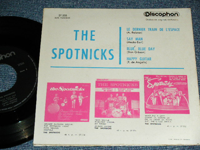 画像: SPOTNICKS, The -  LE DERNIER TRAIN DE L'ESPACE   (EP) ( Ex++/Ex++ ) / 1960's ESPLUGAS  SPAIN  SPANISH ORIGINAL Used 7" EP  with PICTURE SLEEVE 
