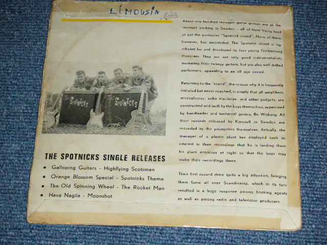 画像: SPOTNICKS, The -  GALLOPING GUITAR  (EP) ( VG++/.VG+++ ) / 1960's BELGIUM? ORIGINAL Used 7" EP  with PICTURE SLEEVE 