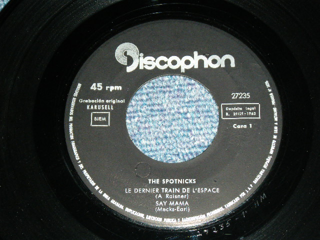 画像: SPOTNICKS, The -  LE DERNIER TRAIN DE L'ESPACE   (EP) ( Ex++/Ex++ ) / 1960's ESPLUGAS  SPAIN  SPANISH ORIGINAL Used 7" EP  with PICTURE SLEEVE 