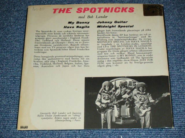 画像: SPOTNICKS, The -  MY BONNY  (EP) ( Ex++/Ex+ ) / 1960's BELGIUM? ORIGINAL Used 7" EP  with PICTURE SLEEVE 