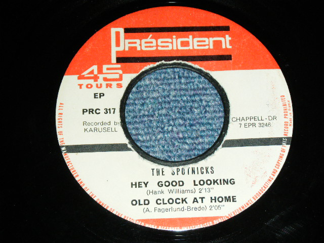 画像: SPOTNICKS, The -  Vol.2  HEY, GOOD LOOKING  (EP) (  Ex++,Ex-/Ex+  Looks: Ex+++ ) / 1960's FRANCE FRENCH  ORIGINAL Used 7" EP  with PICTURE SLEEVE 