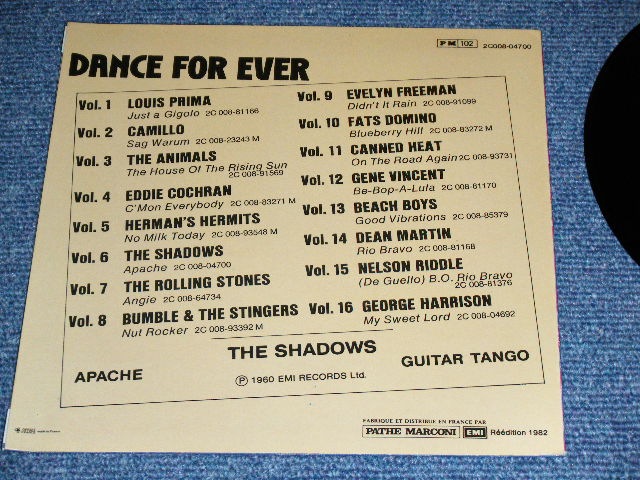 画像: The SHADOWS - APACHE ( MINT-/Ex+++  ) / 1982 FRANCE FRENCH REISSUE Used 7" Single With PICTURE SLEEVE 