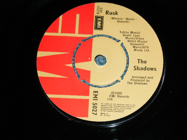 画像: The SHADOWS - RIDERS IN THE SKY  ( Exc/MINT- ) / 1980 UK ENGLAND   ORIGINAL Used 7" Single With PICTURE SLEEVE 
