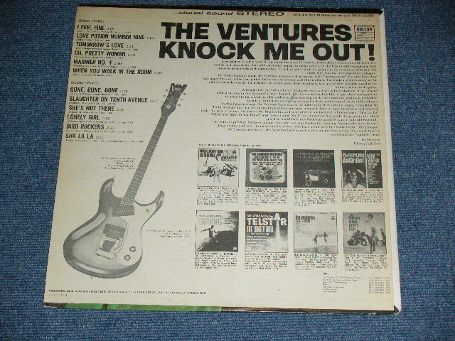 画像: THE VENTURES - KNOCK ME OUT (  US AMERICA ORIGINAL "BLUE with BLACK Print  Label :Without or NONE "TOMORROW'S LOVE" Version :  Matrix Number BST-8033-2  SIDE-1 1A/  BST-8033  SIDE-2-1A   : Ex/Ex++ ) / 1965 US ORIGINAL "BLUE with BLACK BLACK Print Label" STEREO Used  LP 