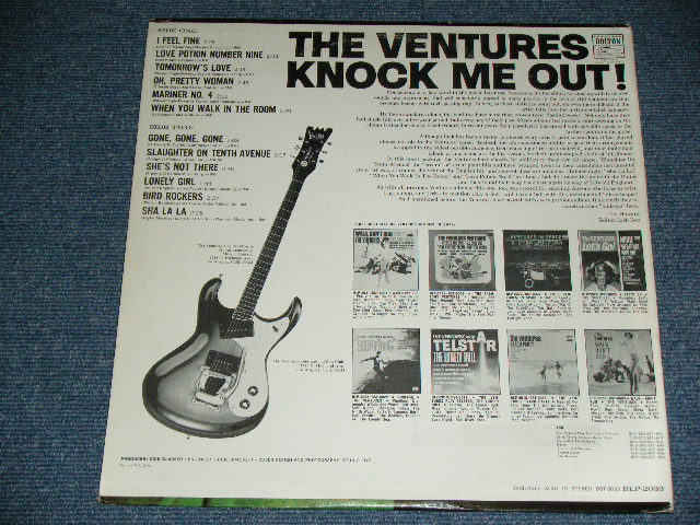 画像: THE VENTURES - KNOCK ME OUT (  US AMERICA ORIGINAL "BLUE with BLACK Print  Label :With "TOMORROW'S LOVE" Version :  Matrix Number BLP 2033- 1 (2) /  BLP 2033-2 RE-1 : Ex+++/MINT- ) / 1965 US ORIGINAL "BLUE with BLACK Print Label" MONO Used  LP 