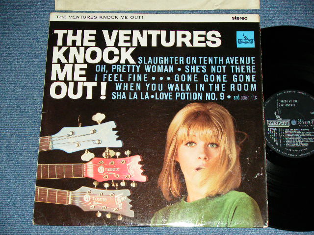画像1: THE VENTURES - KNOCK ME OUT ( Without or NONE  "TOMORROW'S LOVE" Version : Ex++/MINT- ) / 1968? Version UK ENGLAND ORIGINAL Small STEREO credit Used  LP 