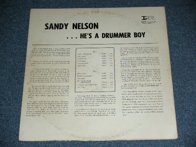 画像: SANDY NELSON -  HE'S A DRUMMER BOY (  BLACK with STARS label :  Ex/VG++) / 1961  US AMERICA  ORIGINAL MONO Used  LP 