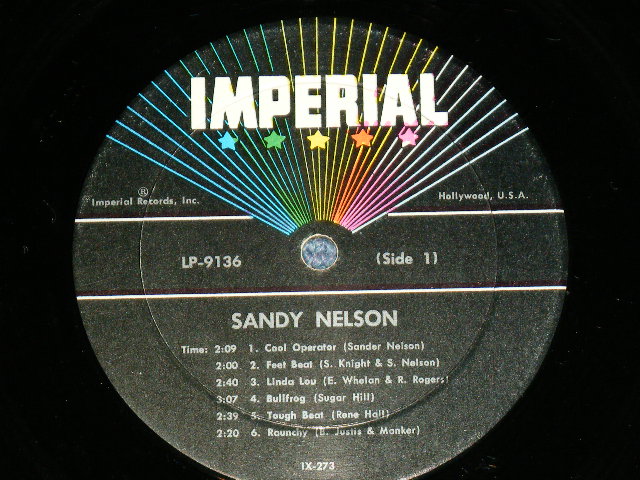 画像: SANDY NELSON -  HE'S A DRUMMER BOY (  BLACK with STARS label :  Ex+++/Ex++) / 1961  US AMERICA  ORIGINAL MONO Used  LP 