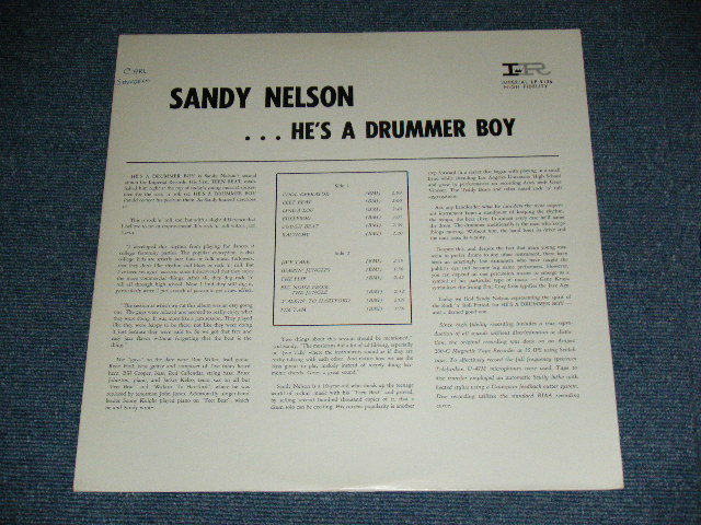 画像: SANDY NELSON -  HE'S A DRUMMER BOY (  BLACK with STARS label :  Ex+++/Ex+++,A-6:Poor )  / 1961  US AMERICA  ORIGINAL MONO Used  LP 