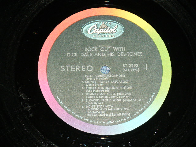 画像: DICK DALE & HIS DEL-TONES - LIVE AT CIRO'S  : ROCK OUT WITH  DICK DALE & HIS DEL-TONES ( Ex++/MINT- )  / 1965 US AMERICA ORIGINAL STEREO Used LP 