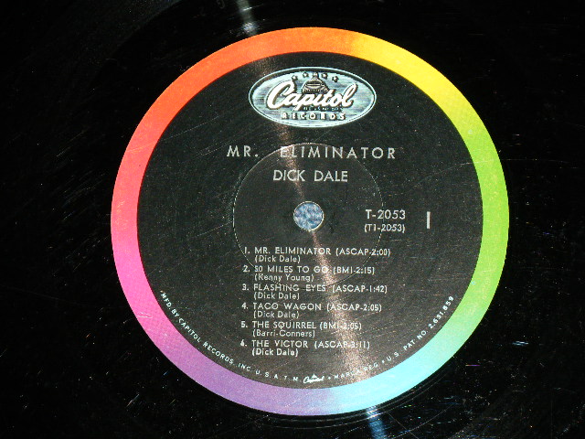 画像: DICK DALE & HIS DEL-TONES -  MR.ELIMINATOR  ( Ex/Ex++ )  / 1964 US AMERICA ORIGINAL MONO  Used LP  