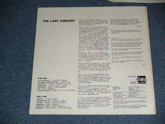 画像: JET HARRIS  ( of THE SHADOWS ) -  INSIDE JET HARRIS : THE LAST CONCERT  / 1977 UK ENGLAND  ORIGINAL Used LP 