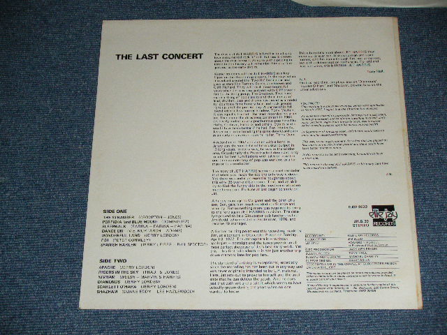 画像: JET HARRIS (of THE SHADOWS) - INSIDE JET HARRIS : THE LAST CONCERT (MINT-/MINT) / 1977 UK ENGLAND ORIGINAL Used LP 