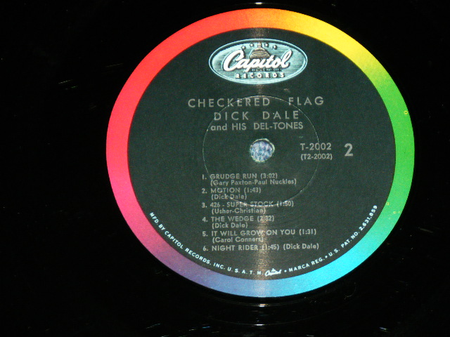 画像: DICK DALE & HIS DEL-TONES -  CHECKERED FLAG  ( Ex+/MINT-,B-5&6 : LIGHT SCRTACHE )  / 1963 US AMERICA ORIGINAL MONO Used LP  