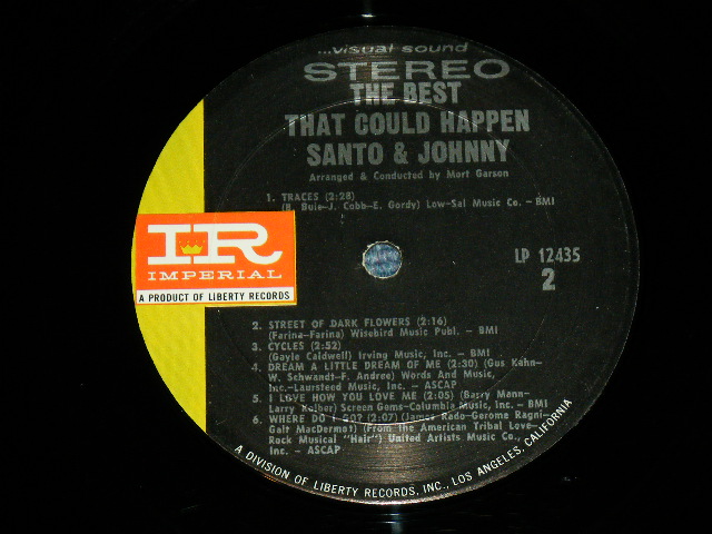 画像: SANTO & JOHNNY -  THE BEST THAT COULD HAPPEN (Ex+/Ex++)  / 1968 US AMERICA  ORIGINAL STEREO Used LP 