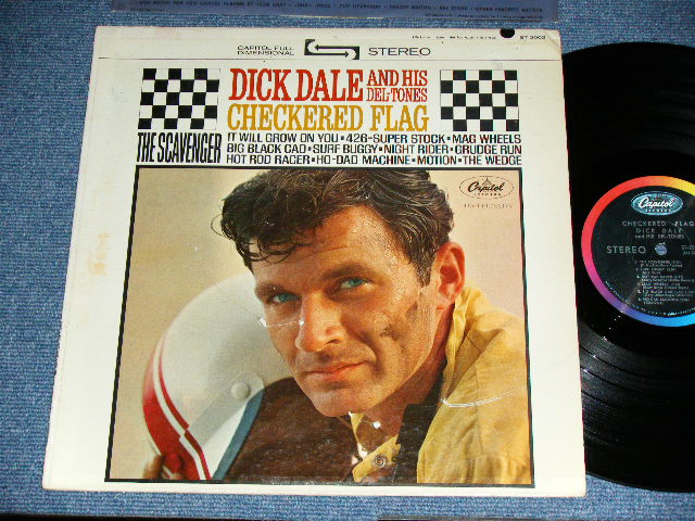 画像1: DICK DALE & HIS DEL-TONES -  CHECKERED FLAG  ( Ex-/Ex+++ )  / 1963 US AMERICA ORIGINAL STEREO  Used LP  