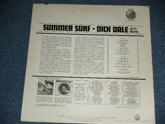 画像: DICK DALE & HIS DEL-TONES - SUMMER SURF ( Ex+/MINT-,EP:Ex )  / 1964 US AMERICA ORIGINAL STEREO Used LP  with Bonus 45's 