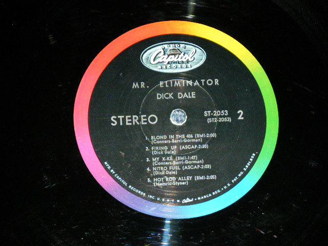 画像: DICK DALE & HIS DEL-TONES -  MR.ELIMINATOR  ( Ex++/MINT- )  / 1964 US AMERICA ORIGINAL STEREO  Used LP  