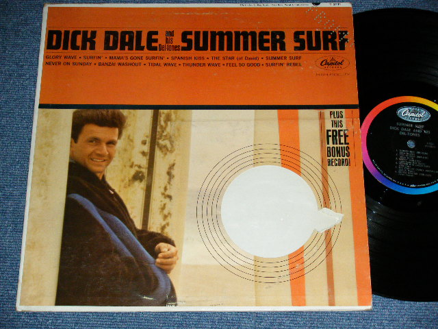 画像1: DICK DALE & HIS DEL-TONES - SUMMER SURF ( Ex-/Ex++ )  / 1964 US AMERICA ORIGINAL PROMO MONO Used LP  None Bonus 45's 