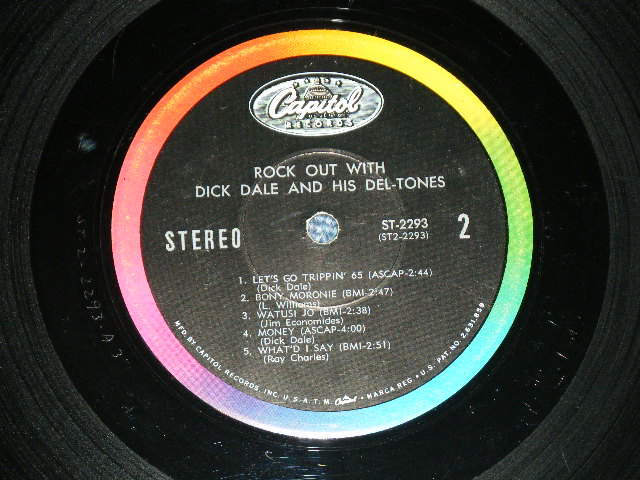 画像: DICK DALE & HIS DEL-TONES - LIVE AT CIRO'S  : ROCK OUT WITH  DICK DALE & HIS DEL-TONES ( Ex/x++ )  / 1965 US AMERICA ORIGINAL STEREO Used LP 
