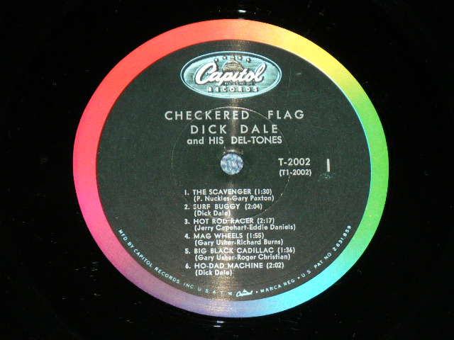 画像: DICK DALE & HIS DEL-TONES -  CHECKERED FLAG  ( Ex+/MINT-,B-5&6 : LIGHT SCRTACHE )  / 1963 US AMERICA ORIGINAL MONO Used LP  