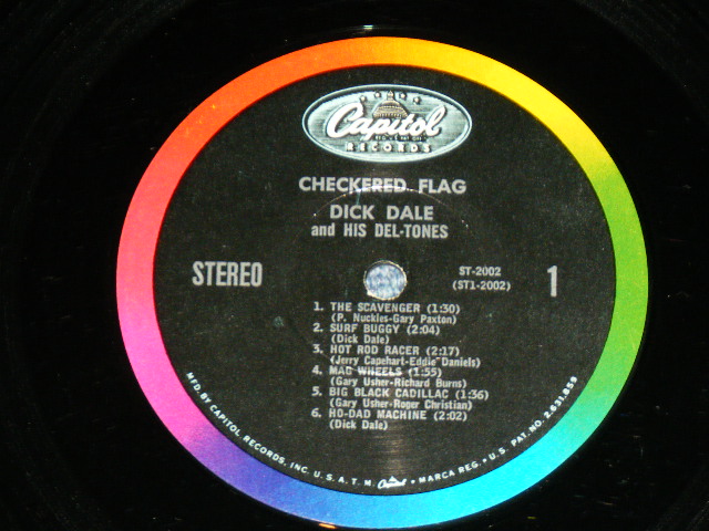 画像: DICK DALE & HIS DEL-TONES -  CHECKERED FLAG  ( Ex-/Ex+++ )  / 1963 US AMERICA ORIGINAL STEREO  Used LP  