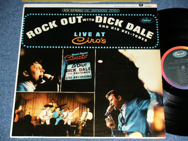 画像1: DICK DALE & HIS DEL-TONES - LIVE AT CIRO'S  : ROCK OUT WITH  DICK DALE & HIS DEL-TONES ( Ex++/MINT- )  / 1965 US AMERICA ORIGINAL STEREO Used LP 