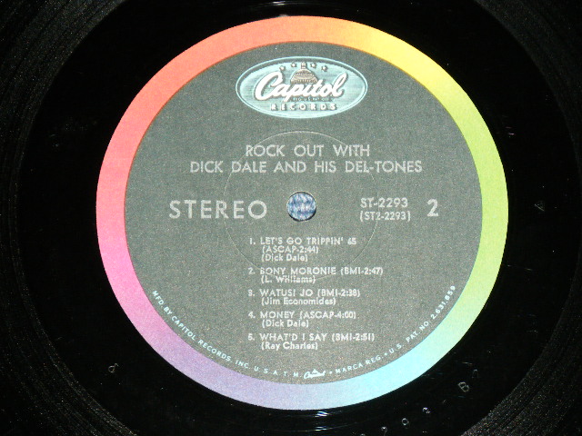 画像: DICK DALE & HIS DEL-TONES - LIVE AT CIRO'S  : ROCK OUT WITH  DICK DALE & HIS DEL-TONES ( Ex++/MINT- )  / 1965 US AMERICA ORIGINAL STEREO Used LP 