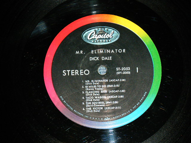 画像: DICK DALE & HIS DEL-TONES -  MR.ELIMINATOR  ( Ex++/MINT- )  / 1964 US AMERICA ORIGINAL STEREO  Used LP  