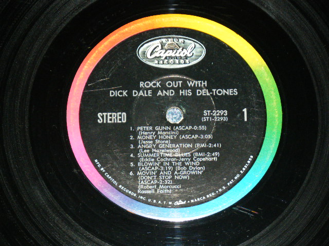 画像: DICK DALE & HIS DEL-TONES - LIVE AT CIRO'S  : ROCK OUT WITH  DICK DALE & HIS DEL-TONES ( Ex/x++ )  / 1965 US AMERICA ORIGINAL STEREO Used LP 