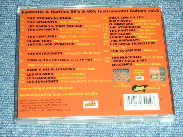 画像: V.A. OMNIBUS -  FANTASTIC & RARITIES INSTRUMENTAL GUITARS VOL.3 / 2011 FRANCE ORIGINAL Brand New SEALED CD 