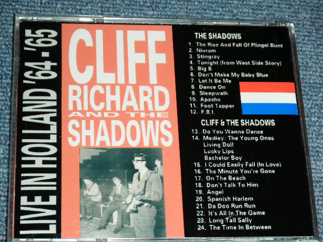 画像: CLIFF RICHARD & The SHADOWS - LIVE IN HOLLAND  '64-'65 / 20??EUROPE?  Brand New CD-R 