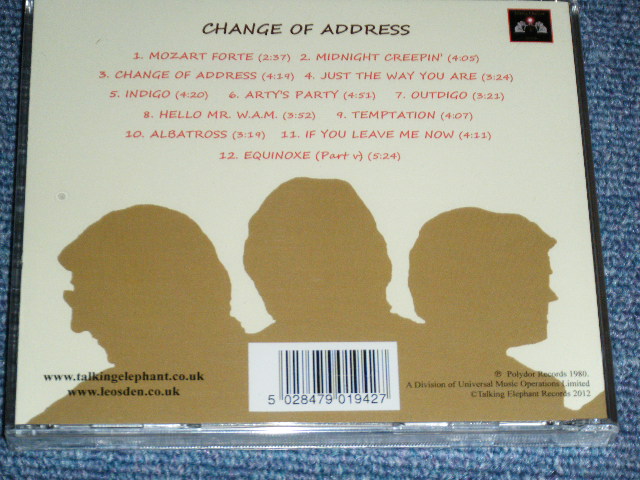 画像: THE SHADOWS - CHANGE OF ADDRESS (  STRAIGHT REISSUE of ORIGINAL ALBUM  )  / 2012 UK ENGLAND  Brand New SEALED  CD