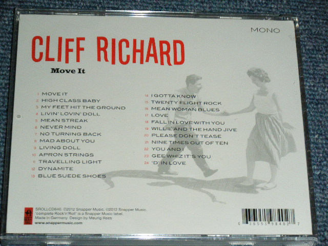 画像: CLIFF RICHARD - MOVE IT (  24 TRACKS R&R SONGS  )  / 2012 GERMAN GERMANY Brand New CD