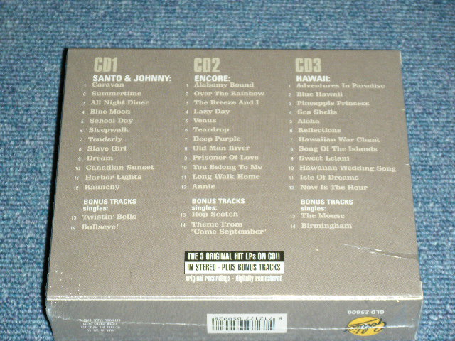 画像: SANTO & JOHNNY - COLLECTION ( 3LP'S on CD + Bonus Tracks )  /　2012 EUROPE Brand New SEALED 3-CD 